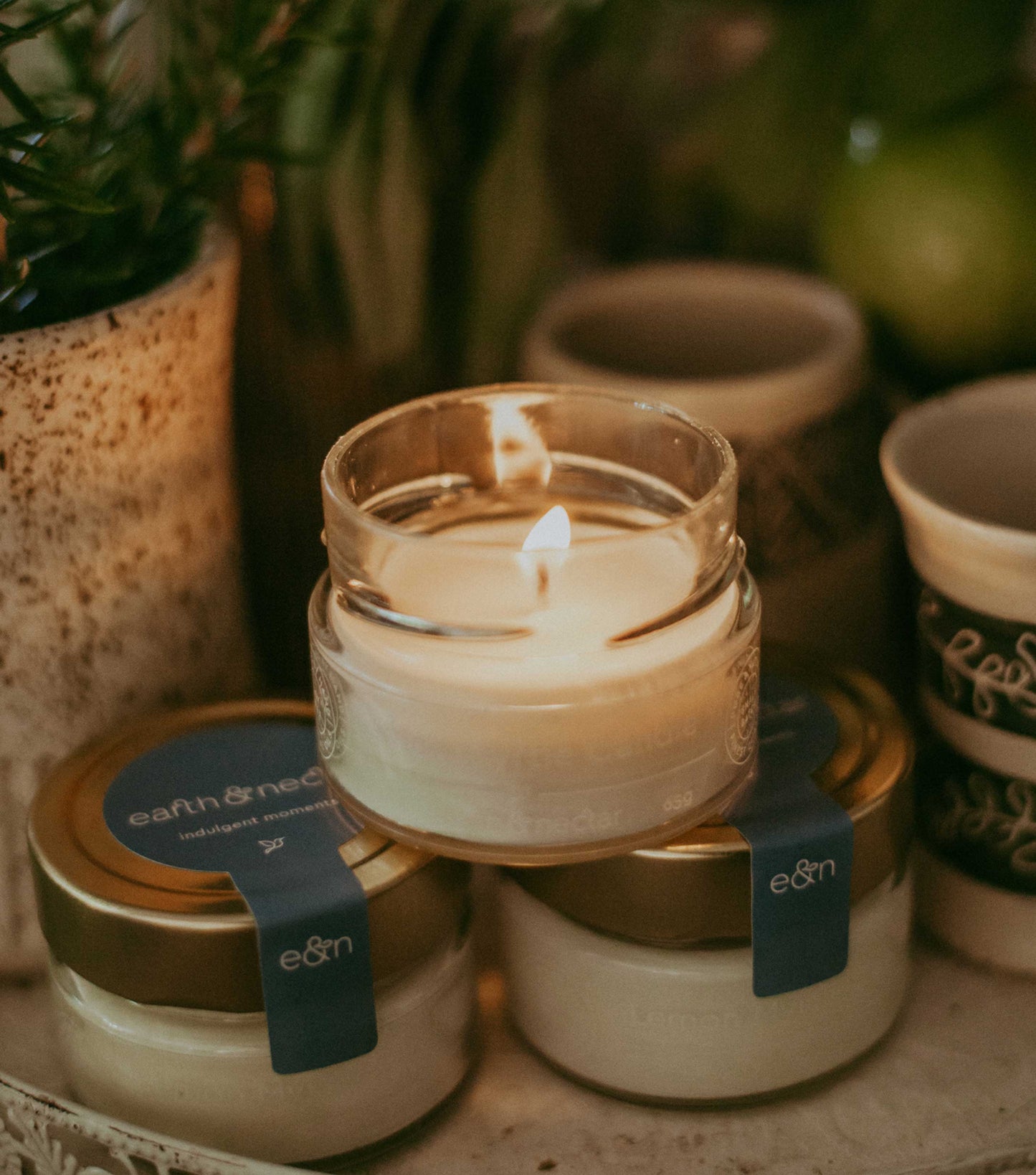 Lemon Myrtle Essential Oil Soy Wax Candle 65g