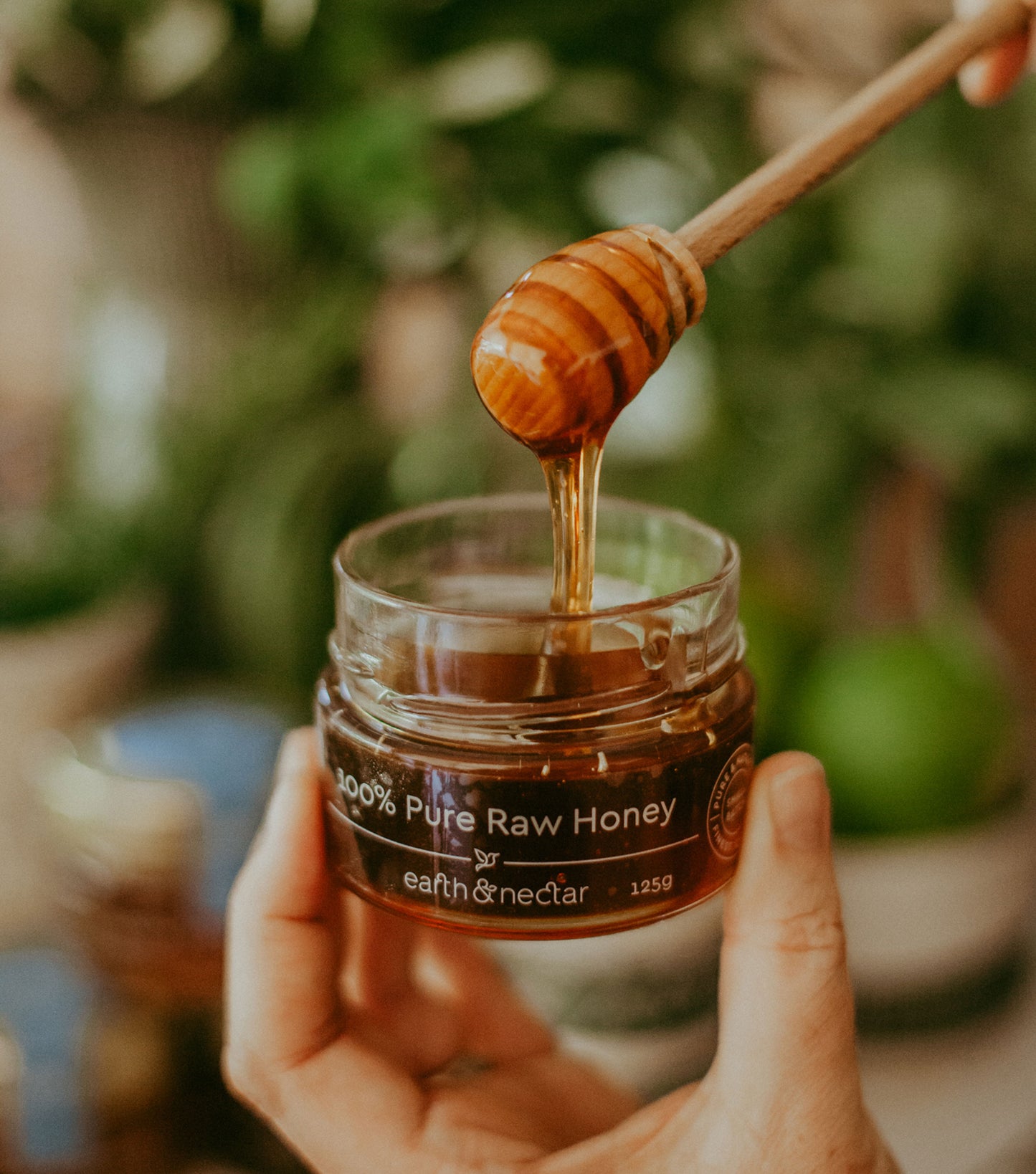 Earth & Nectar Pure Raw Honey 125g