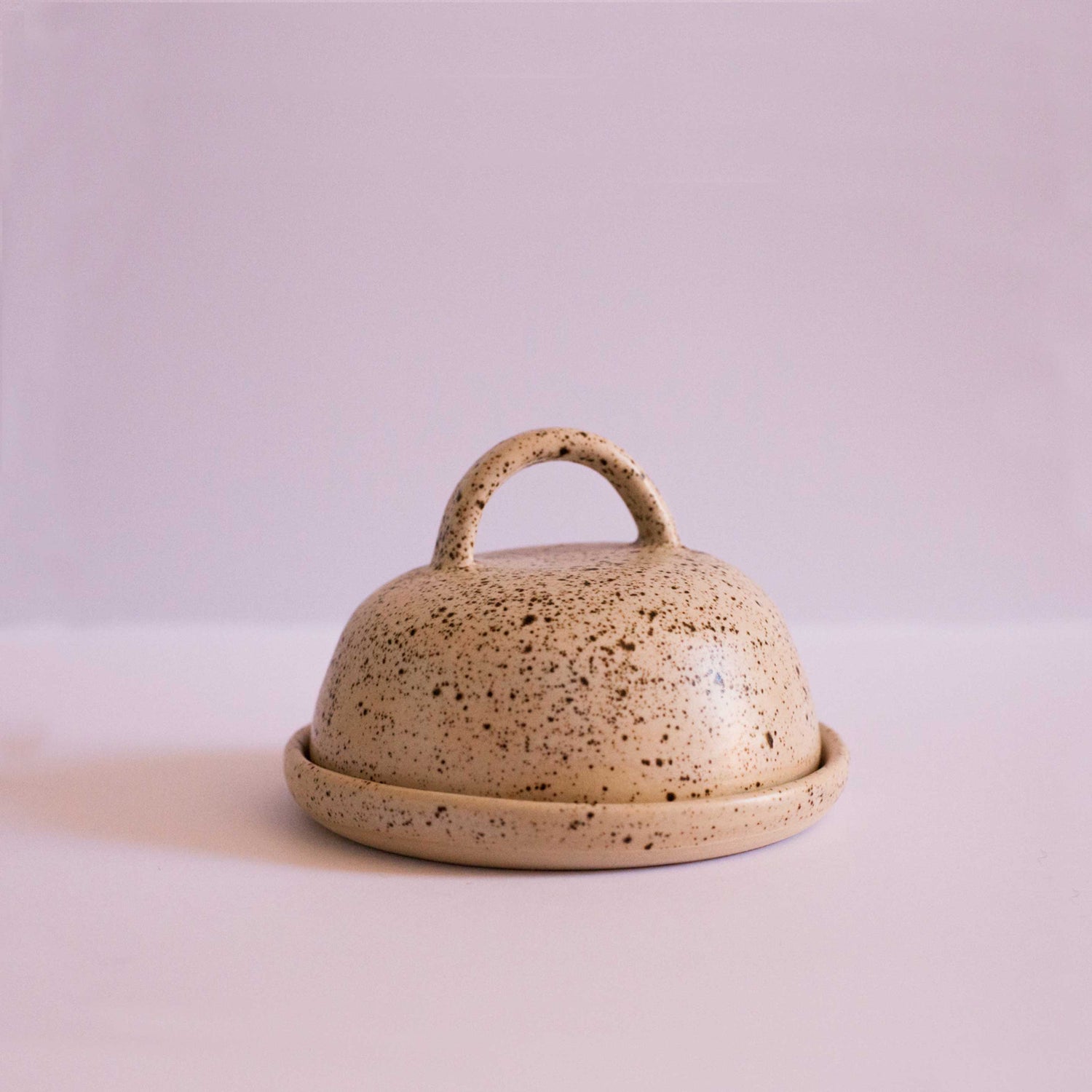 Earth and Nectar handmade butter dish with lid